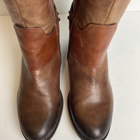 Vince Camuto Beatrix Harness Boot in Russet Size 8 Riding Western Equestrian - Picture 8 of 16